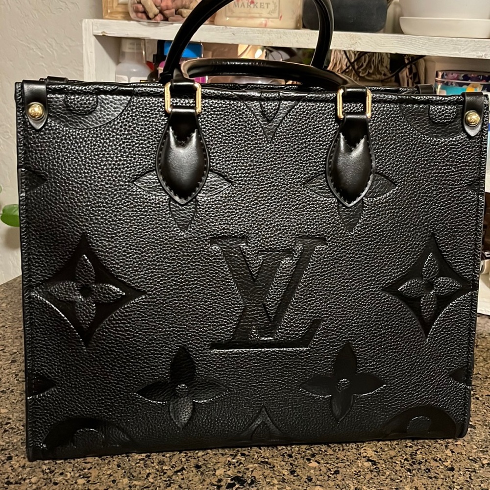 Designer Inspired Monogram Flower Tote